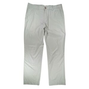 Vineyard Vines Mens Chino Pants 32x30 Stone 100% Cotton Performance OTG 1P1236